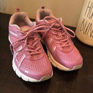 Ryka Pink Athletic Shoes with Breathable Mesh and Sleek Design